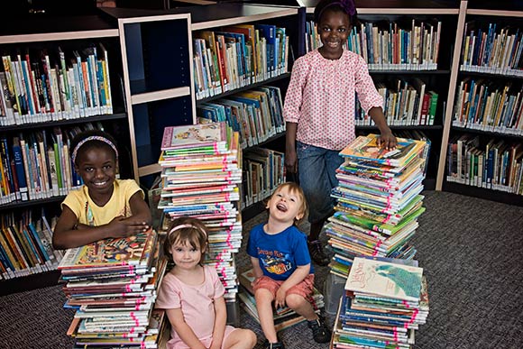 1000 Books Program at Kalamazoo Library.