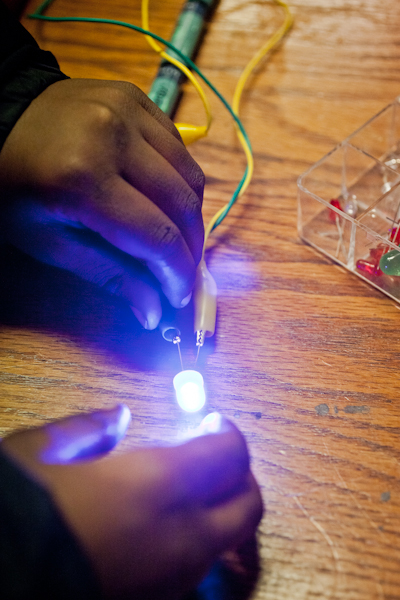 Lighting up LED at Mt Elliott Maker Space