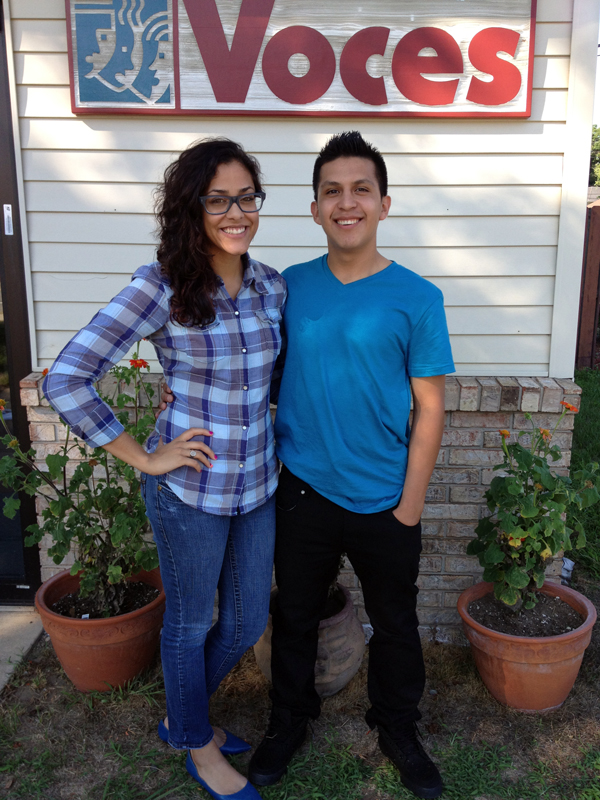 Carla Fern�ndez-Soto, left, and Antonio Carrillo