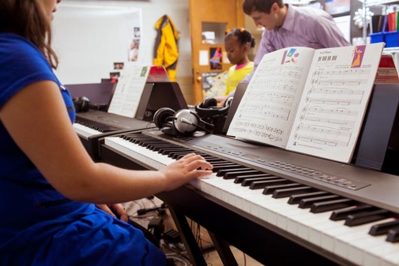 Piano Labs at Woods Lake Elementary School