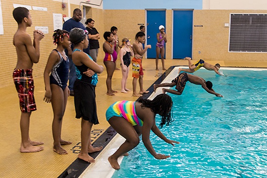 Detroit Swims, Burton International Academy